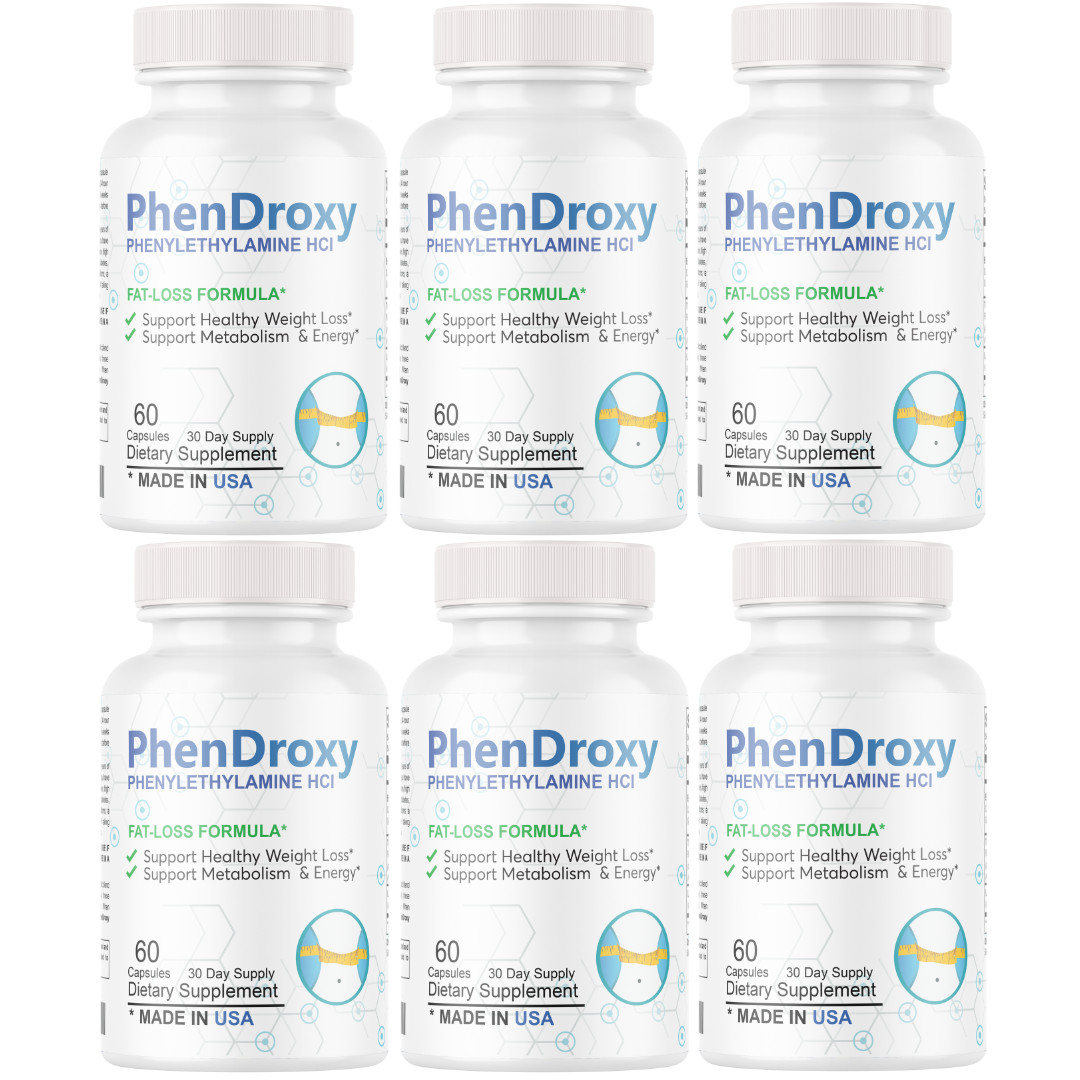 PhenDroxy, Supports Weight Loss, Healthy Metabolism & Energy- 6 Pack PhenDroxy, Supports Weight Loss, Healthy Metabolism & Energy- 6 Pack