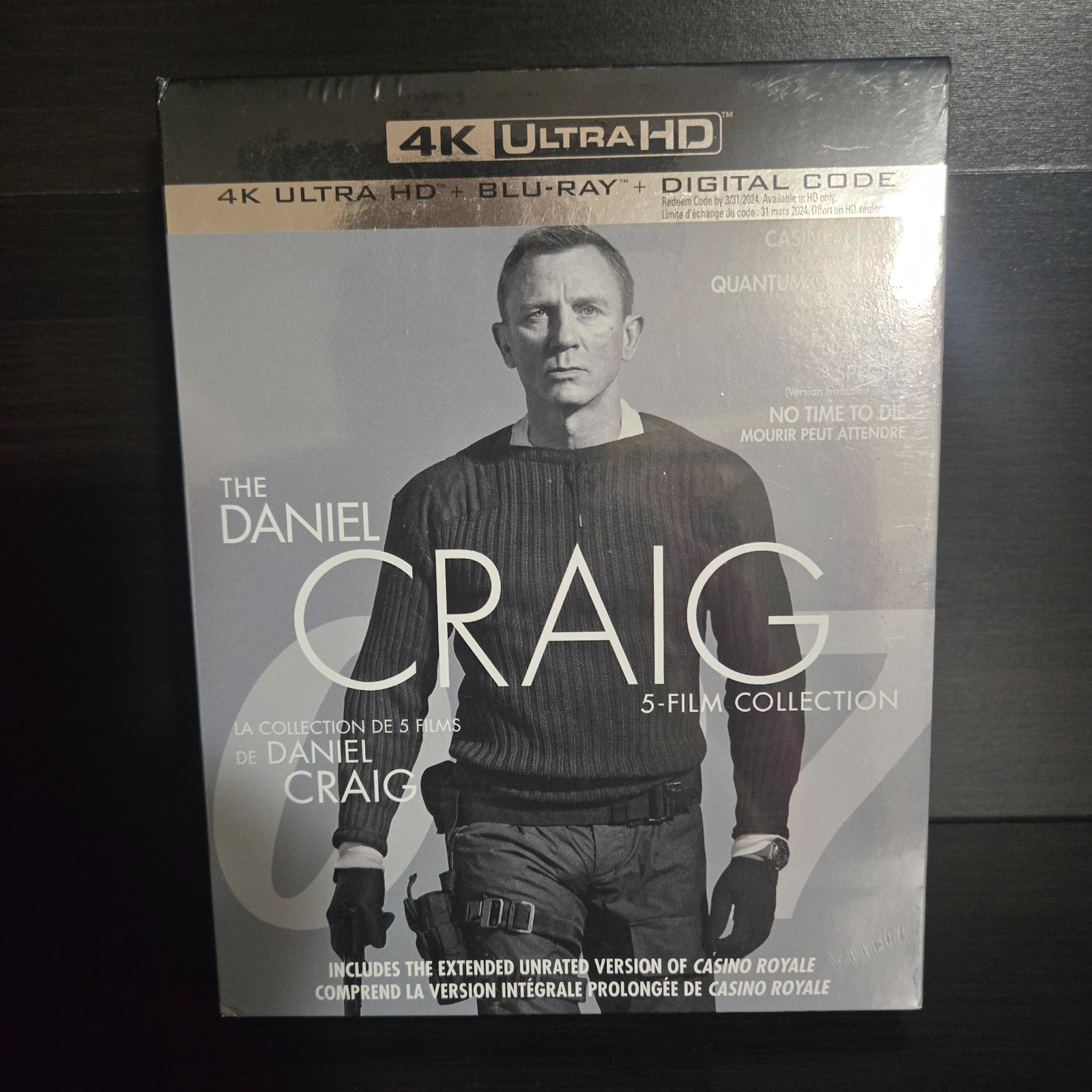 James Bond: The Daniel Craig 5-Film Collection (4K Ultra HD + Blu-ray) [4K UHD]