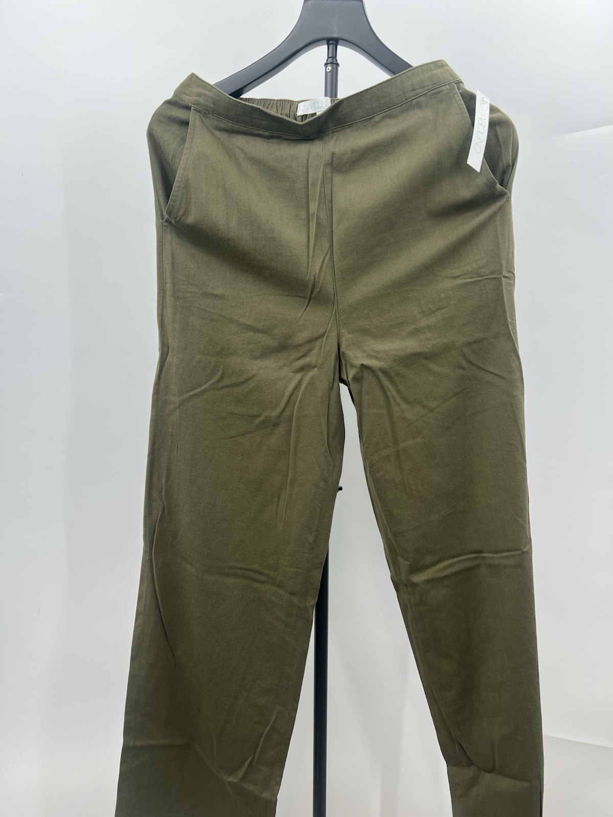 NWT Abound Olive Green Chino Pants Elastic Waist Size S NWT Abound Olive Green Chino Pants Elastic Waist Size S