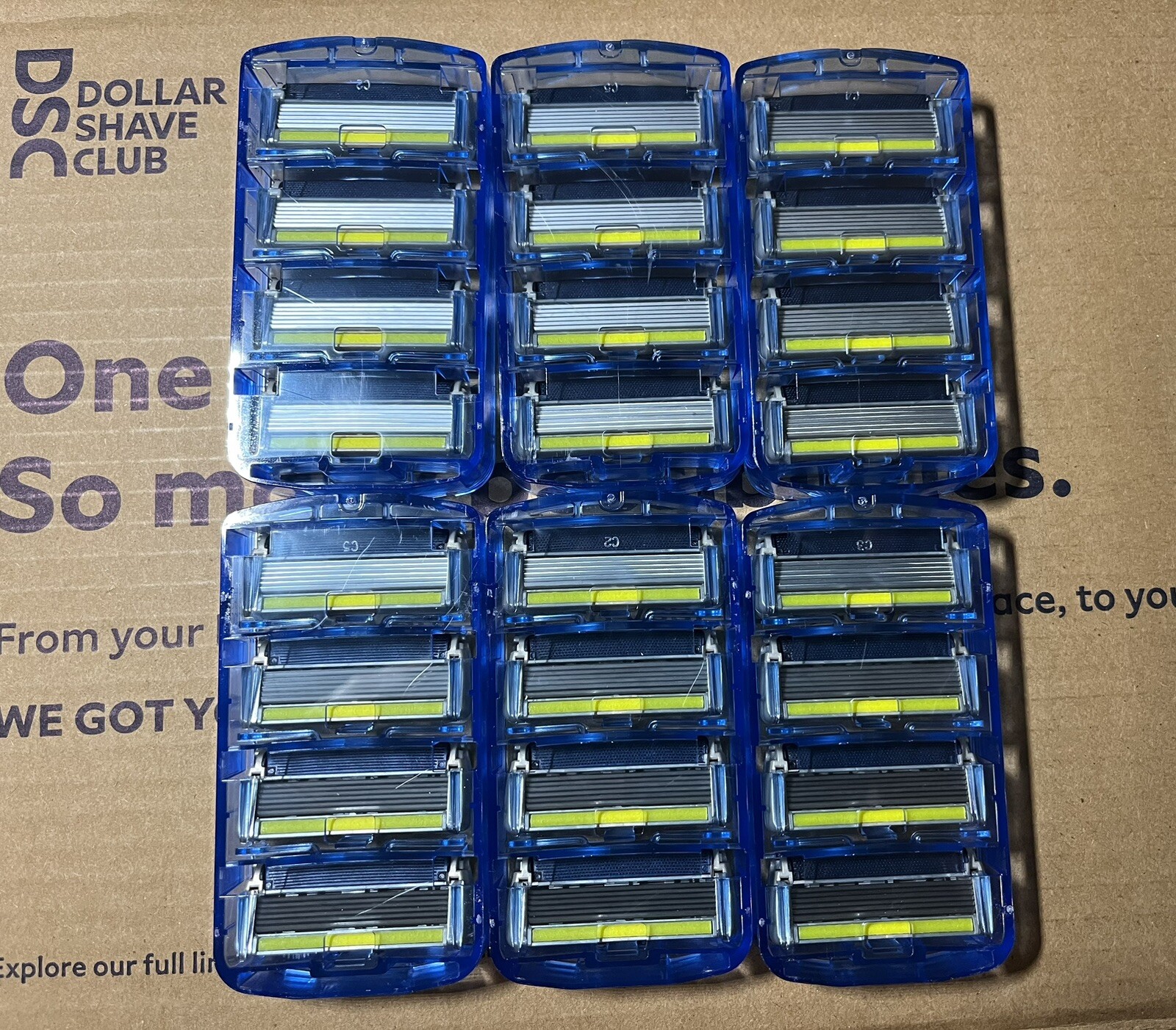 6 Pack Of 4 Heads Dollar Shave Club HERITAGE EXECUTIVE Genuine Fast Shipping 6 Pack Of 4 Heads Dollar Shave Club HERITAGE EXECUTIVE Genuine Fast Shipping