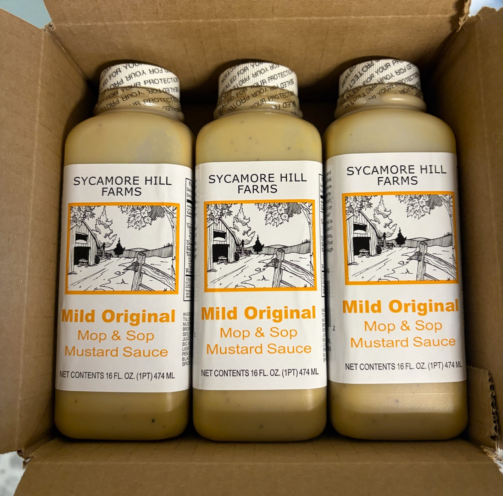 3 Pack Mild Mustard Sauce