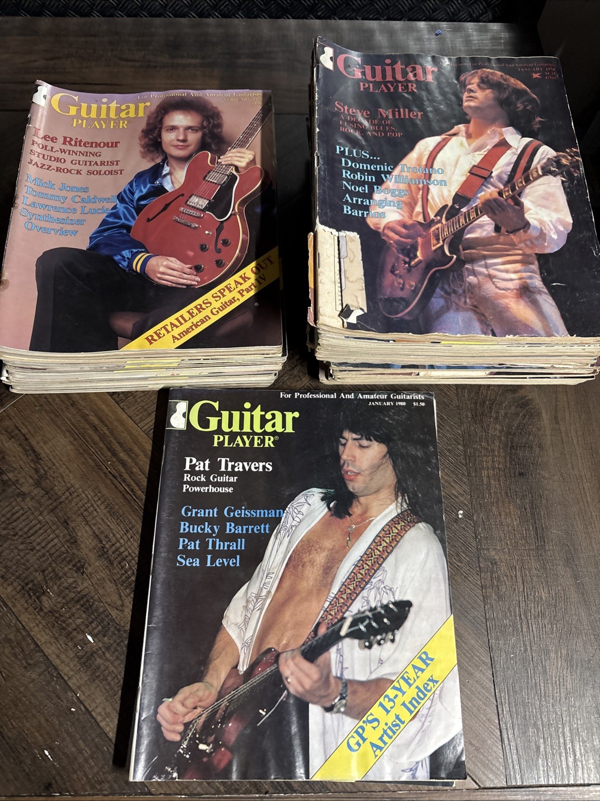 Vintage Lot of 34 Guitar Player Magazine 1976 / 1977 / 1978 / 1979 / 1980 Issues Vintage Lot of 34 Guitar Player Magazine 1976 / 1977 / 1978 / 1979 / 1980 Issues