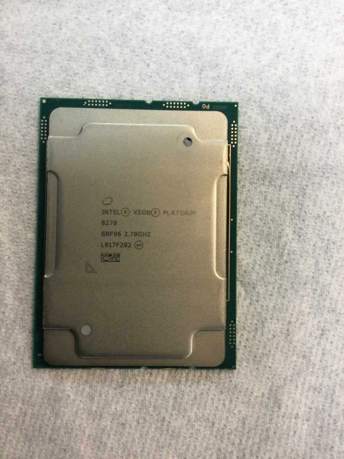 Intel Xeon Platinum 8270 Processor SRF96 26-CORE 2.7GHZ CD8069504195201