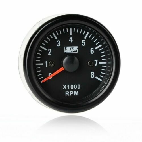 2 inch 52mm Electrical Tachometer Gauge for 0-8(x1000) RPM LED Display