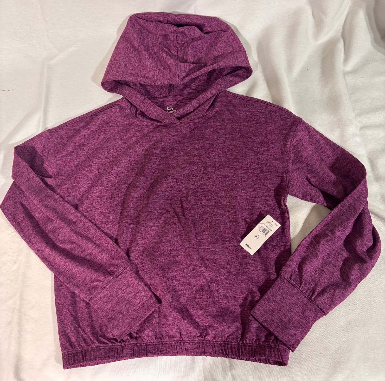 NWT Gap Fit Hooded Shirt w/ elastic waistband NWT Gap Fit Hooded Shirt w/ elastic waistband