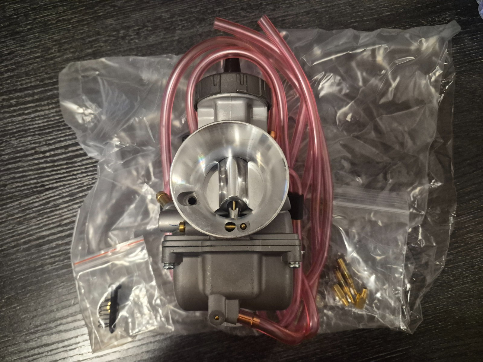 40mm Flat Slide Carburetor Carb For Honda CR500 CR500R 1985-2001 + Jet Kit