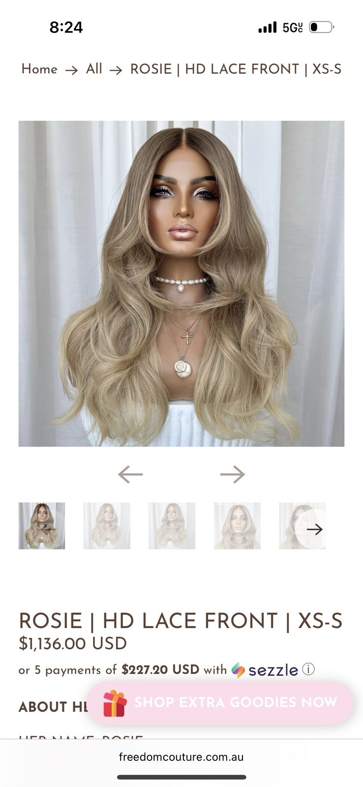 Freedom Couture Women\'s HD Lace Wig