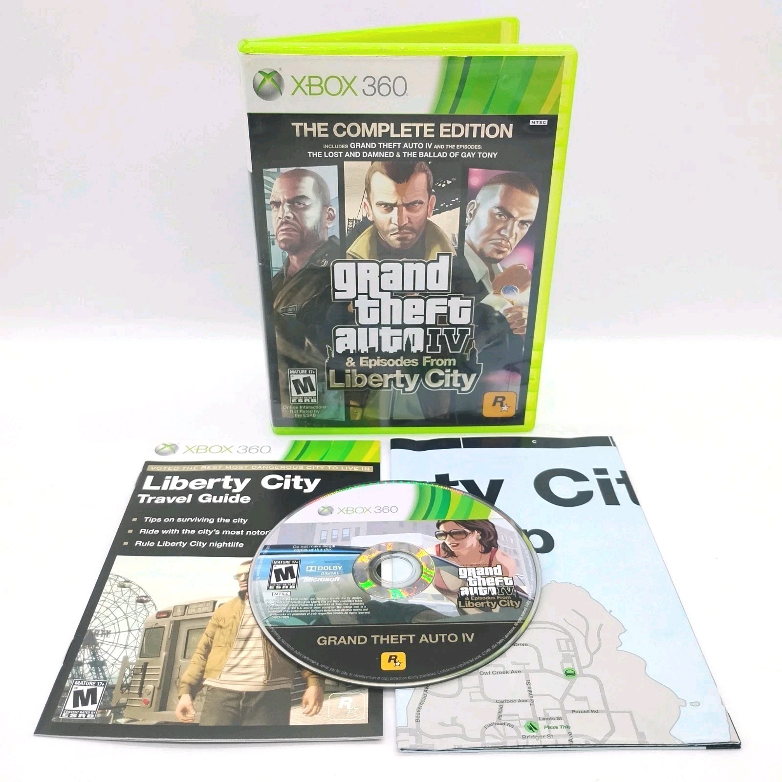 Grand Theft Auto IV 4 The Complete Edition (Xbox 360, 2010) NO EPISODES DISC Grand Theft Auto IV 4 The Complete Edition (Xbox 360, 2010) NO EPISODES DISC