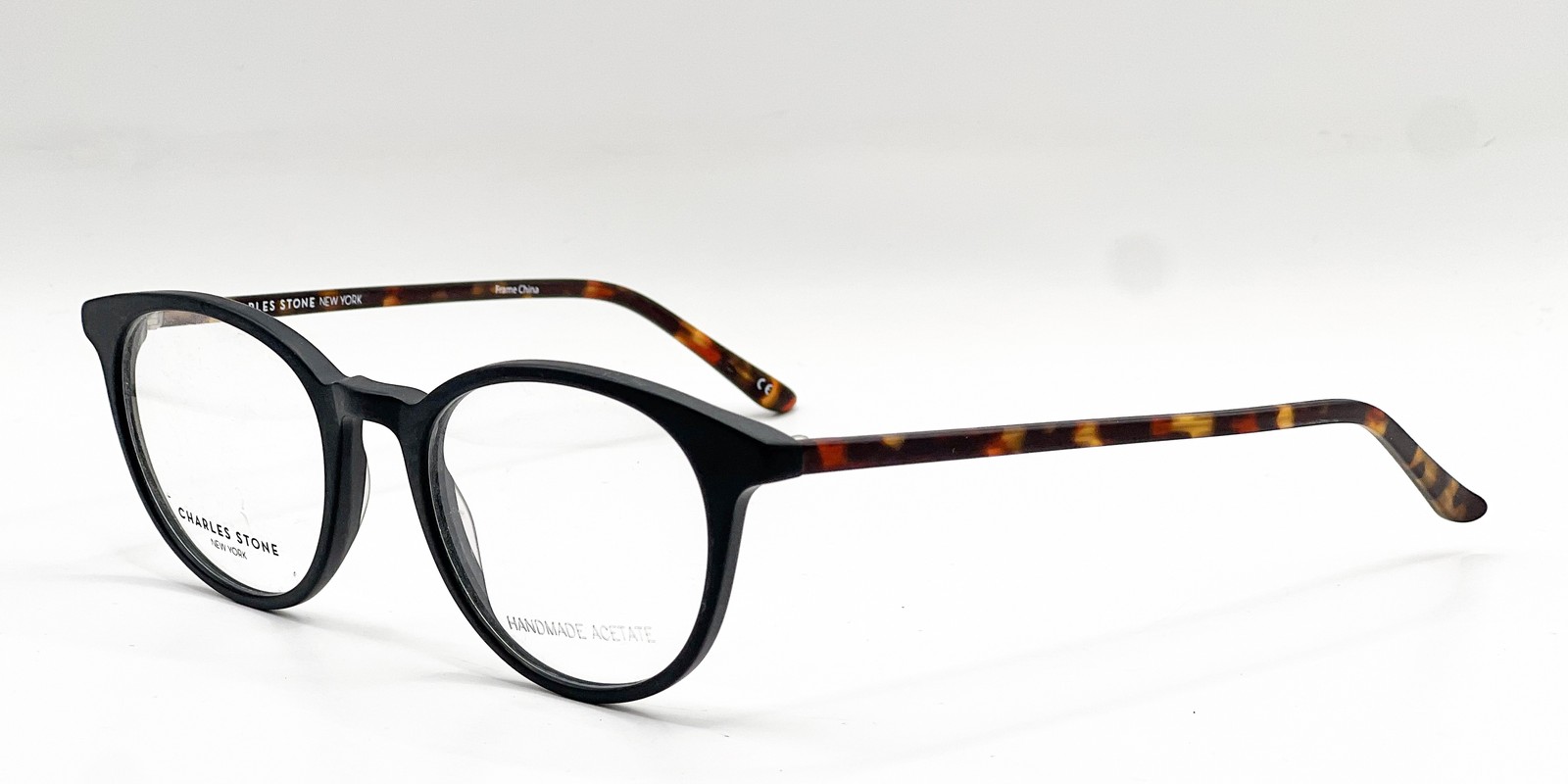 NEW CHARLES STONE NY30002 C4 BLACK AUTHENTIC EYEGLASSES 48-19