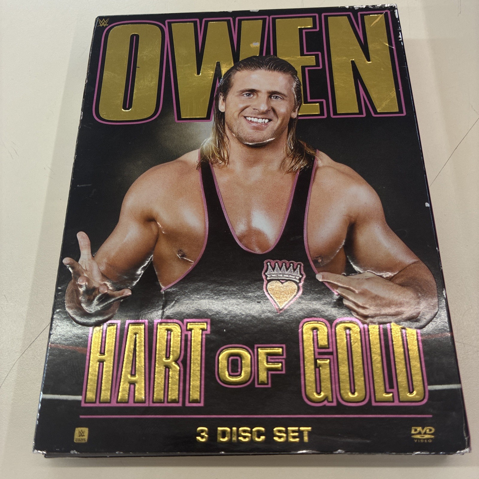 WWE: Owen - Hart of Gold (DVD, 2015, 3-Disc Set) Wrestling WWE: Owen - Hart of Gold (DVD, 2015, 3-Disc Set) Wrestling