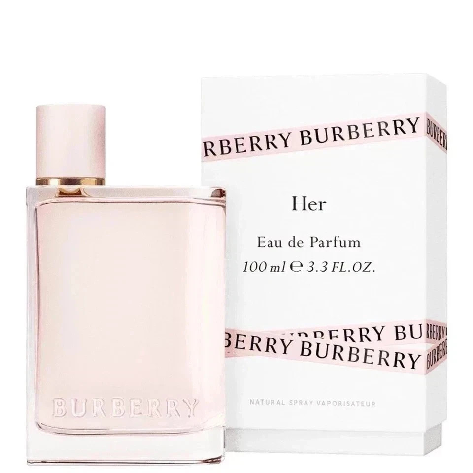 Burberry Her by Burberry 3.3 oz EDP Perfume for Women | New & Sealed Box Burberry Her by Burberry 3.3 oz EDP Perfume for Women | New & Sealed Box