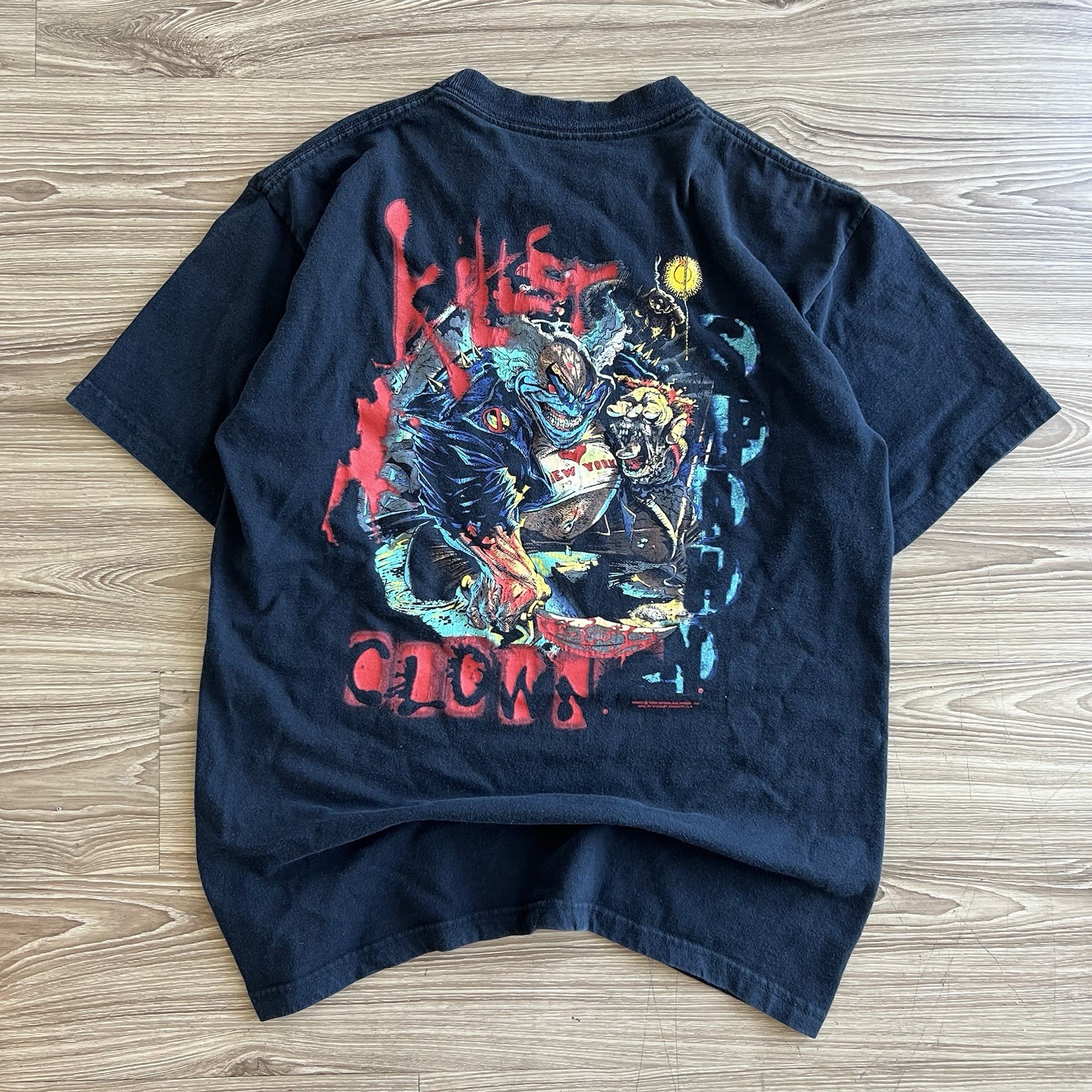 Vintage 90s Spawn Todd McFarlane Killer Clown Shirt Size Large