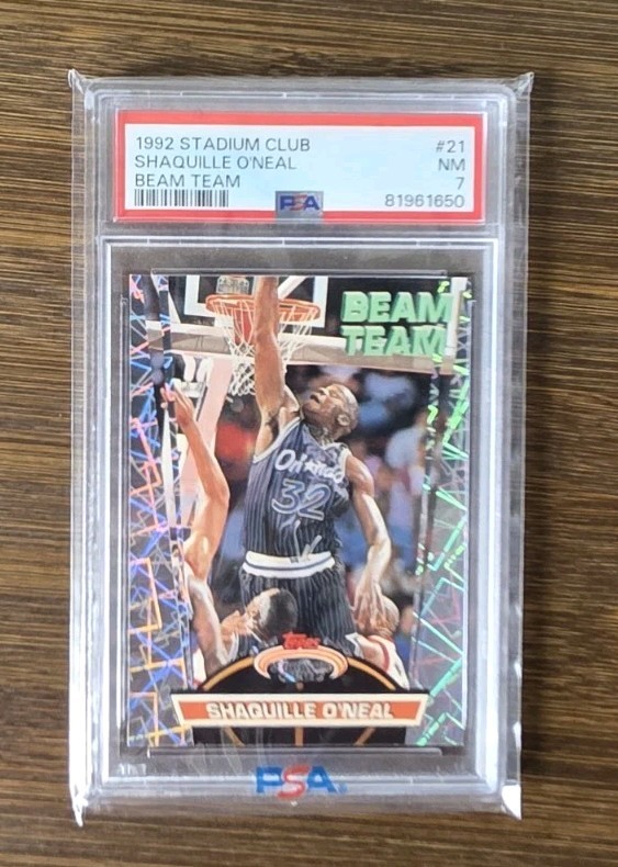 1992-93 Stadium Club Beam Team #21 Shaquille O'Neal RC 1992-93 Stadium Club Beam Team #21 Shaquille O'Neal RC