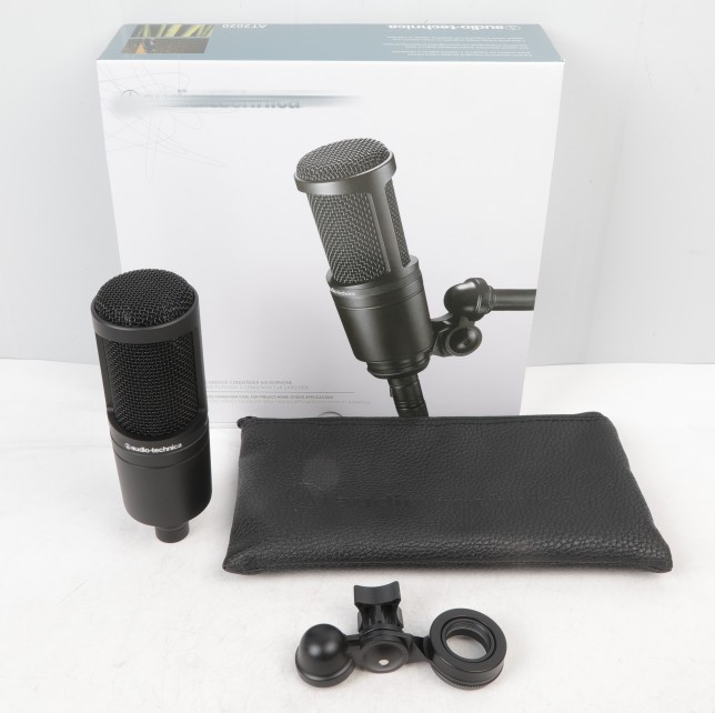 Audio-Technica AT2020 Cardioid Condenser Studio XLR Microphone NEW US