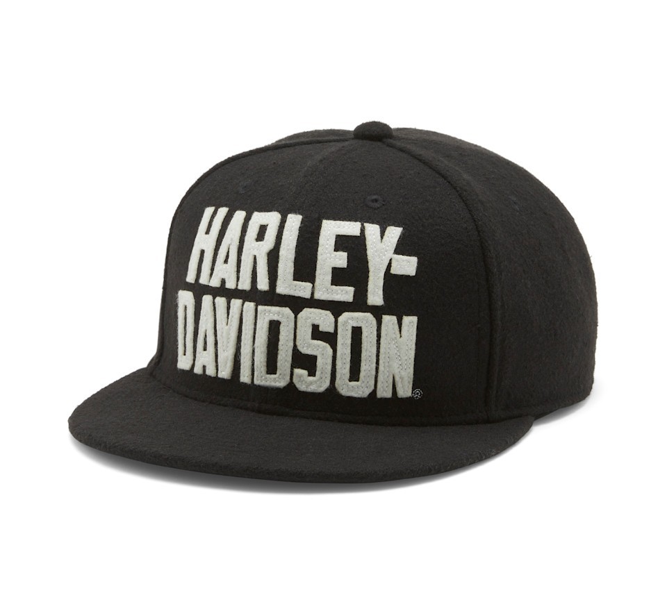 Harley-Davidson Block Font Switchback Adjustable Cap, Black - 97770-25VM Harley-Davidson Block Font Switchback Adjustable Cap, Black - 97770-25VM