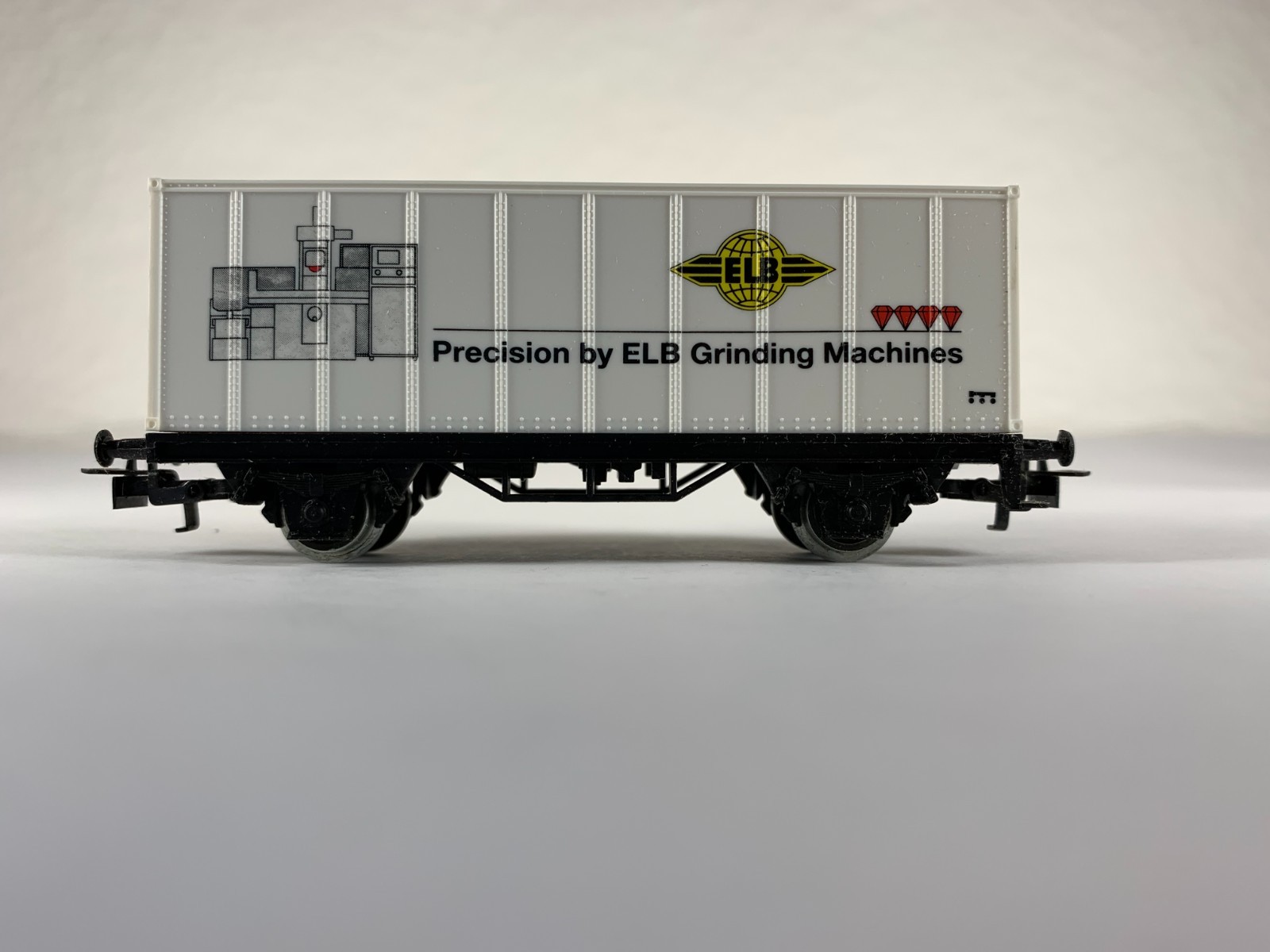 MARKLIN HO, PRECISION by ELB GRINDING MACHINES BOX CAR, NIB