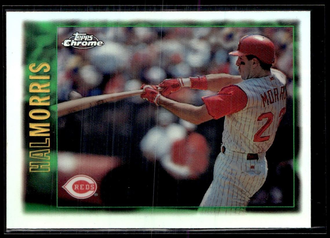 1997 Topps Chrome Refractor Hal Morris Cincinnati Reds #16 1997 Topps Chrome Refractor Hal Morris Cincinnati Reds #16