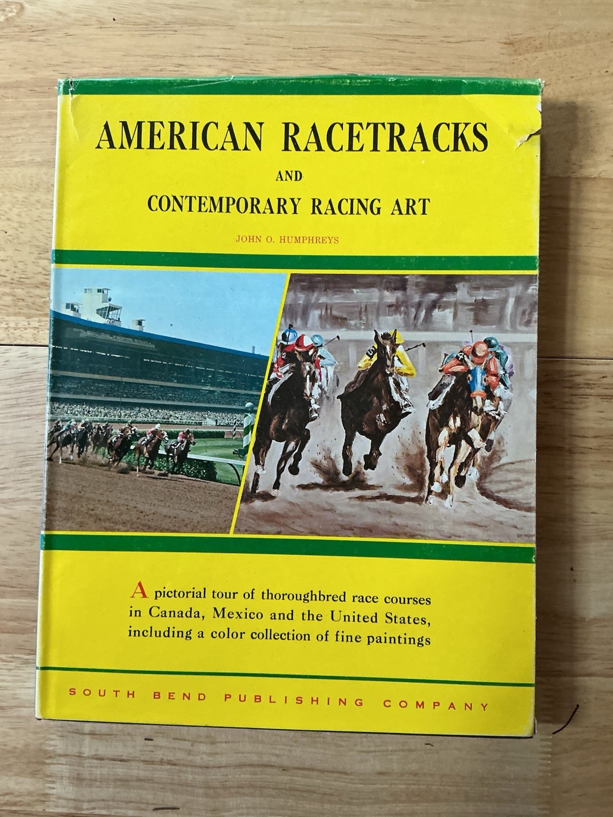 1966 AMERICAN RACETRACKS CONTEMPORARY RACING ART BOOK - HUMPHREYS - I 1950K 1966 AMERICAN RACETRACKS CONTEMPORARY RACING ART BOOK - HUMPHREYS - I 1950K