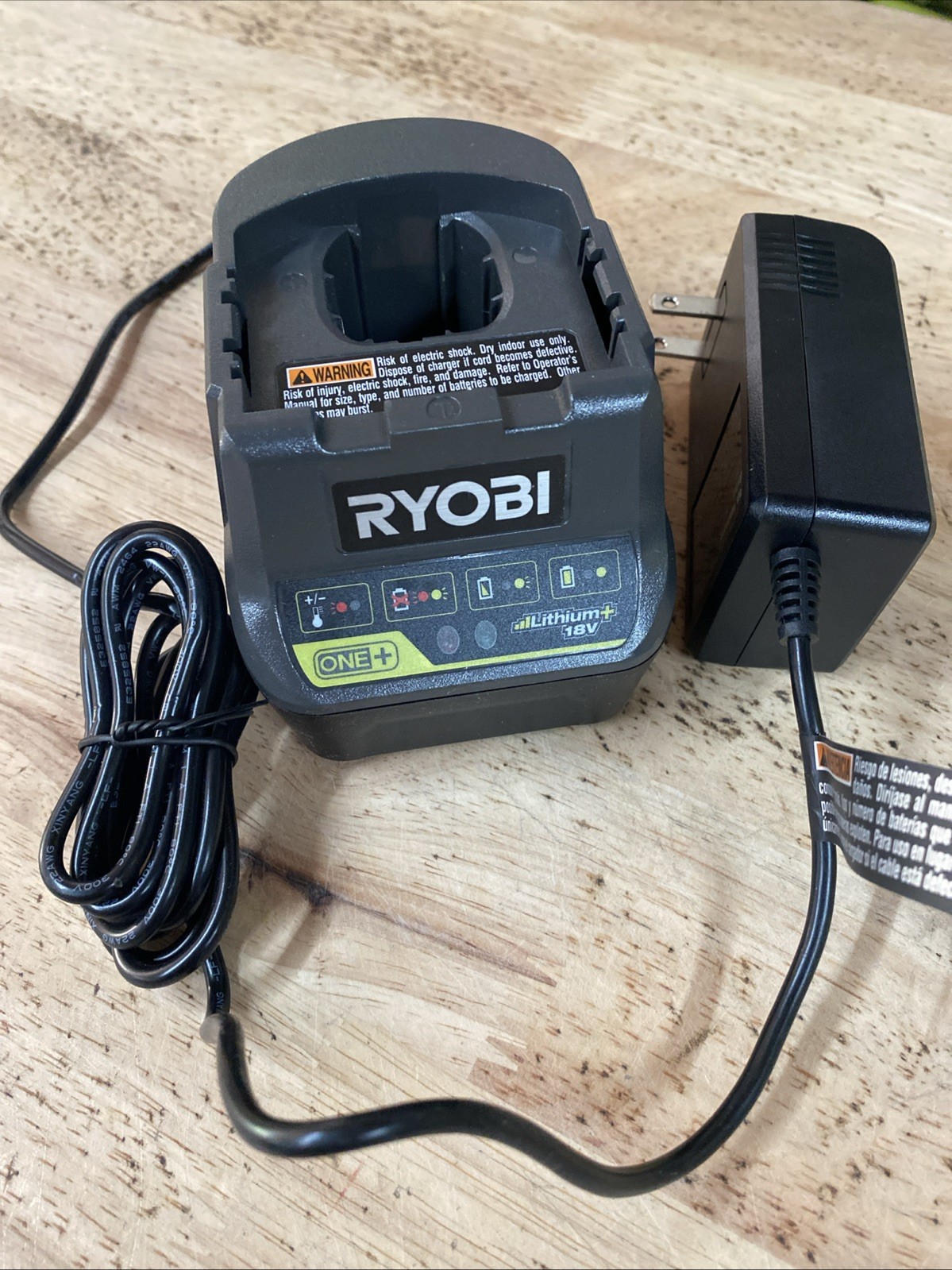Genuine OEM RYOBI P118B 18V Volt ONE+ Lithium-Ion Battery Charger Only