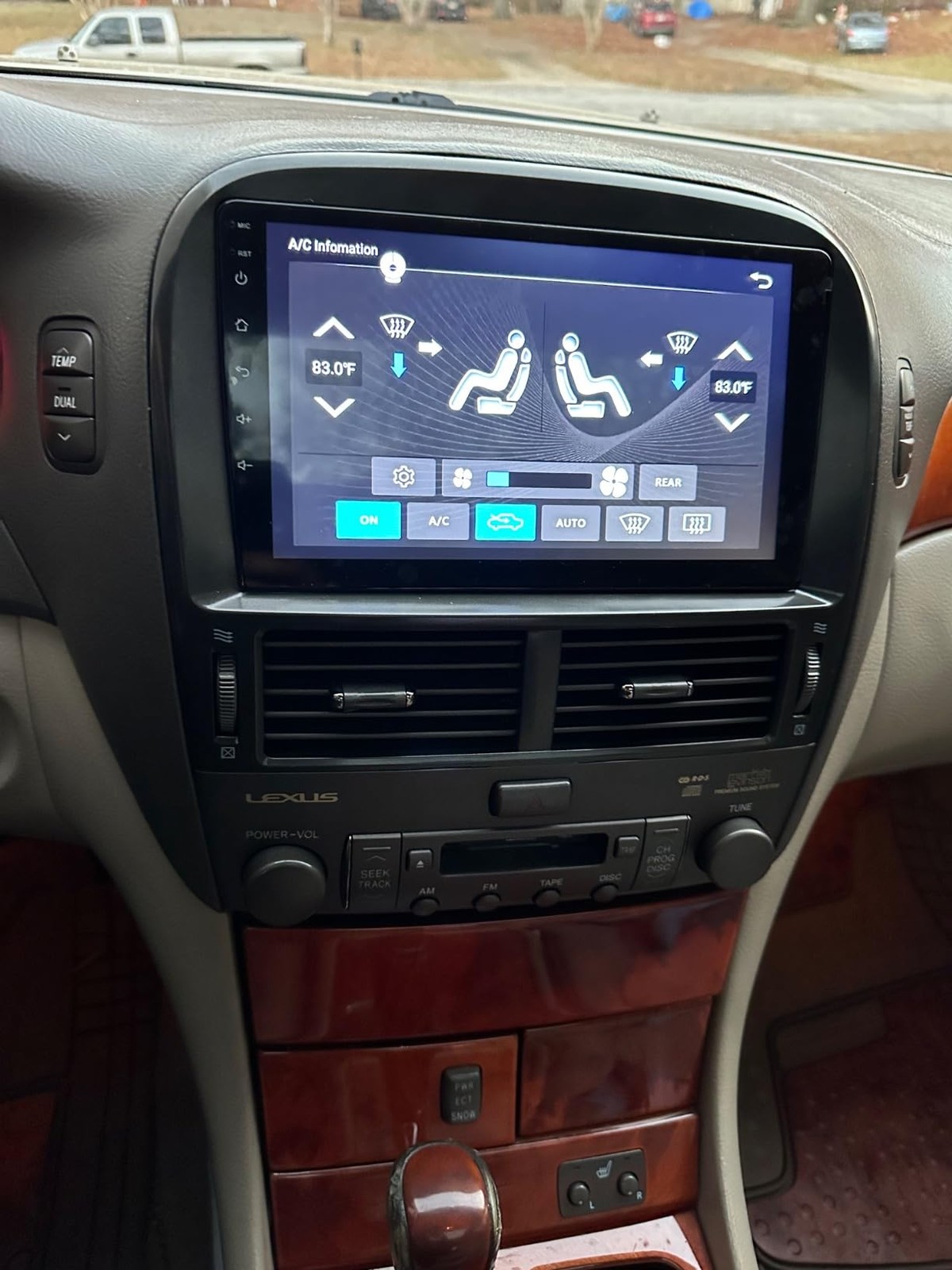 For 2001-2006 Lexus LS430 Apple Carplay Radio Android 15 GPS NAVI WIFI W/Camera