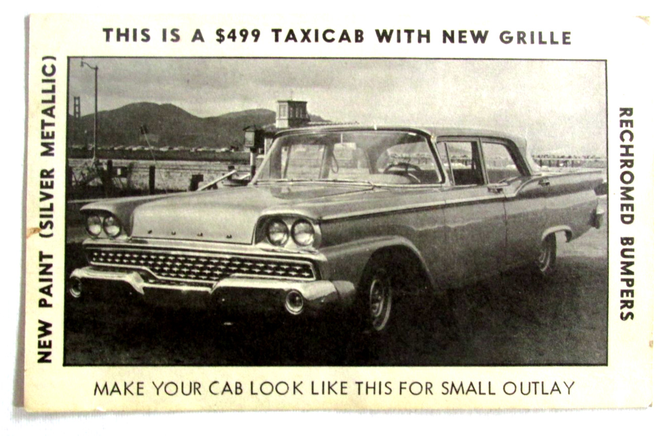 VTG 1959 Ford Car Original Mailer Postcard Best Car Buys San Francisco CA Ad VTG 1959 Ford Car Original Mailer Postcard Best Car Buys San Francisco CA Ad