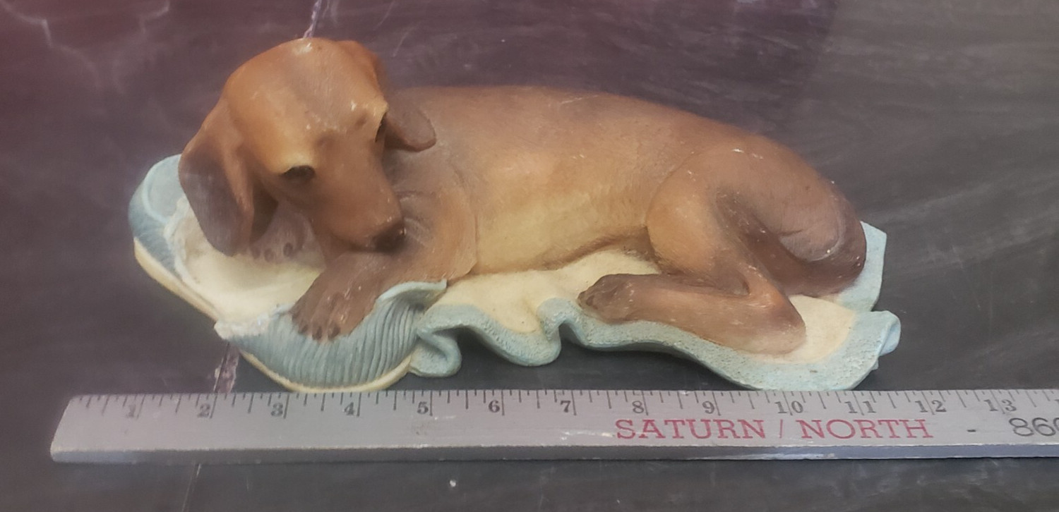 United Design Classic Critters Dachshund Weiner Dog Laying Down Figurine Statue