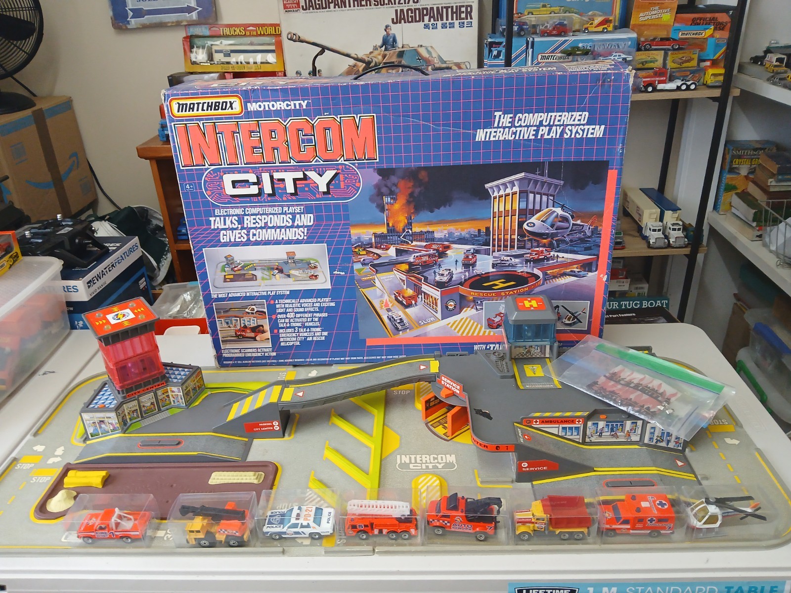 Matchbox Intercom City 1992 Extremely Extremely Rare Set With Box And... Matchbox Intercom City 1992 Extremely Extremely Rare Set With Box And...