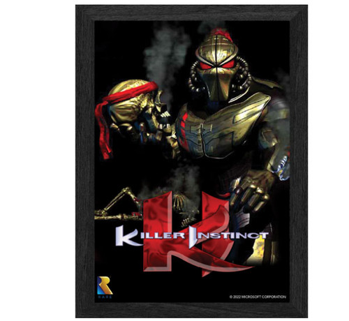 Killer Instinct Lenticular 3-D Poster Print Art Frame Figure KI PLAX Rare Midway