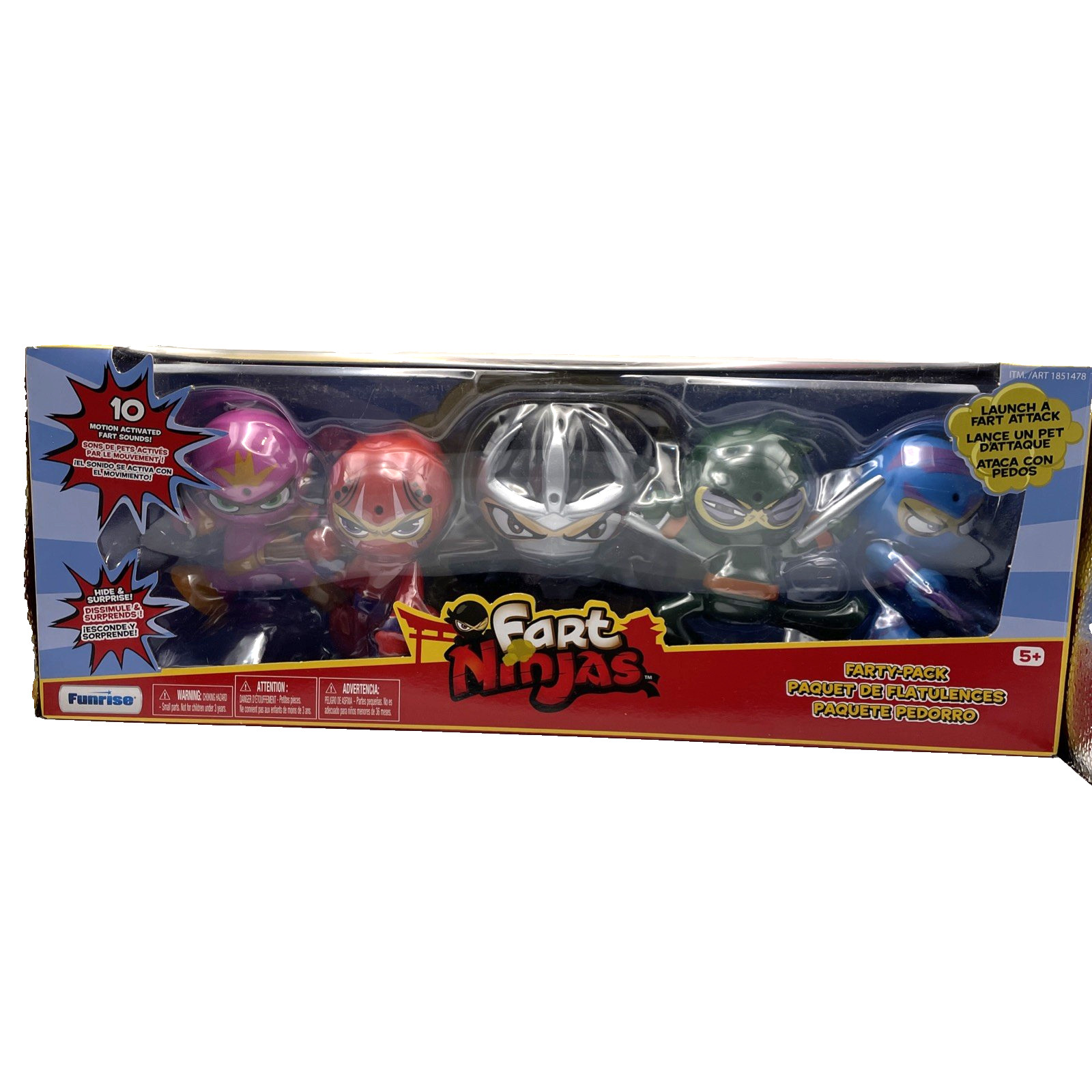 ⚡️SALE ⚡️ Fart Ninjas 5-Pack Action Figures with Funny Sounds
