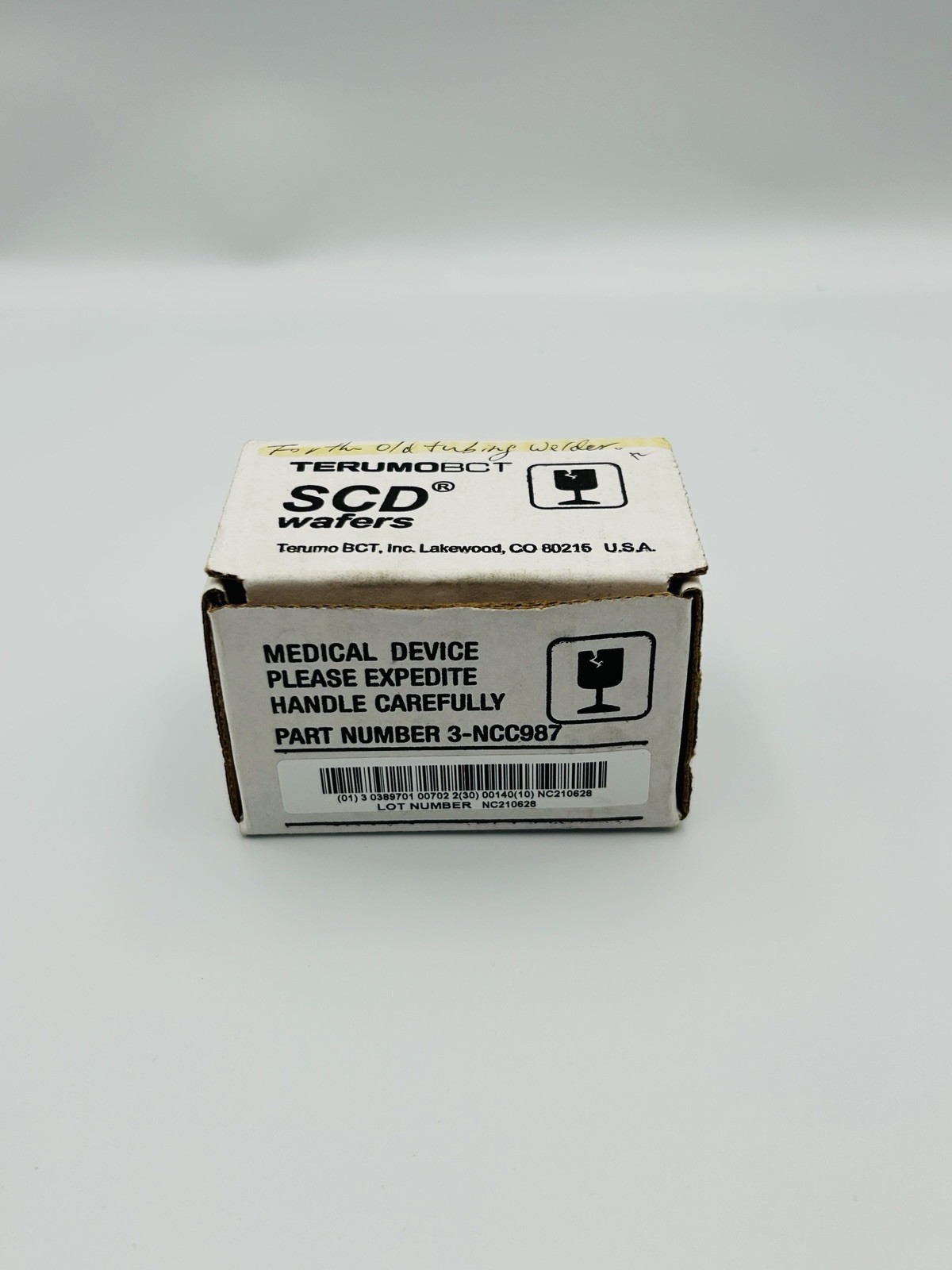 Terumo BCT 3-NCC987 SCD Wafers Sterile Tubing Welder 2 Cartridges