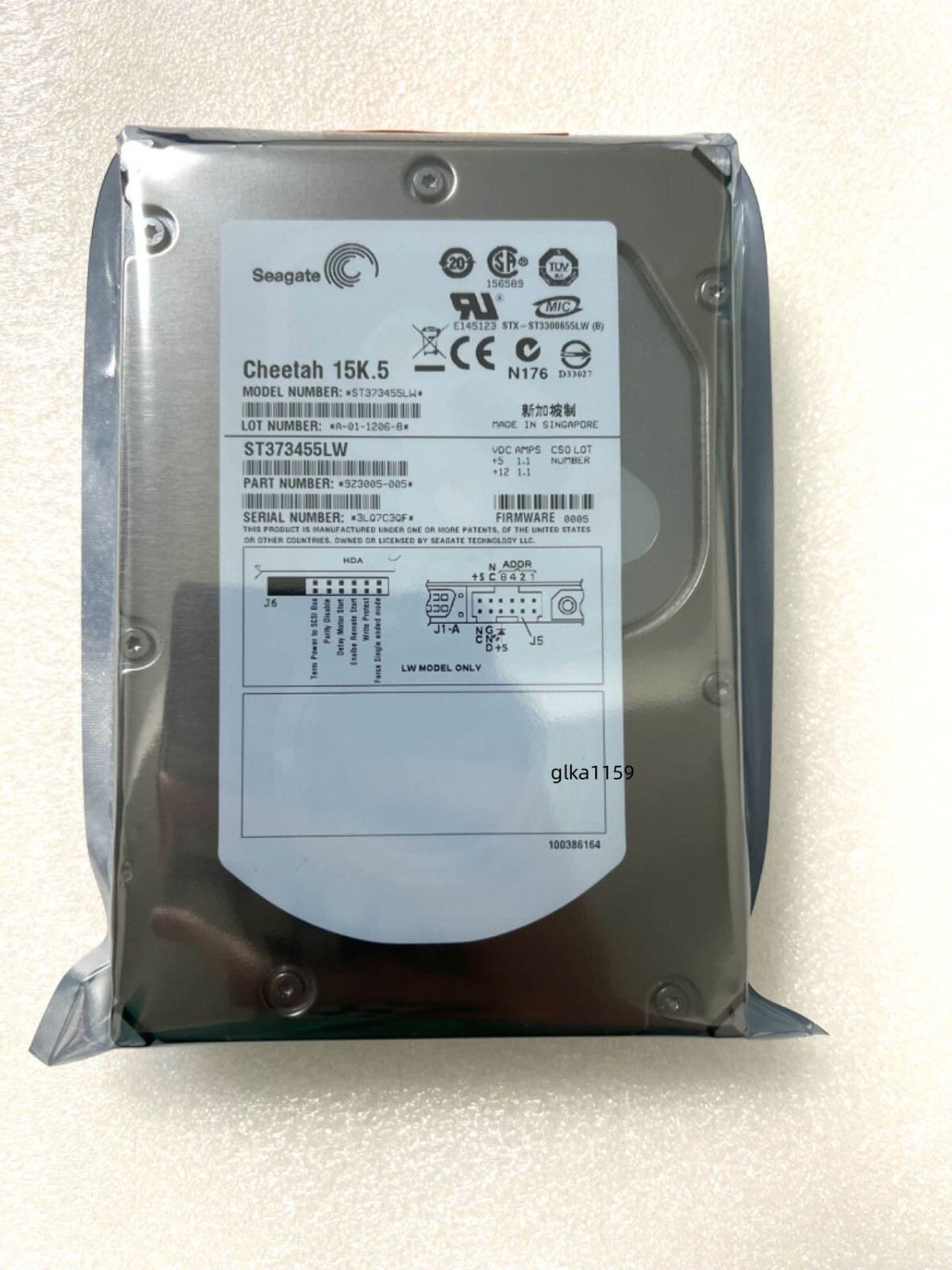 Seagate Cheetah 15K.5 73.4 GB,ST373455LW  Internal,15000 RPM,3.5\