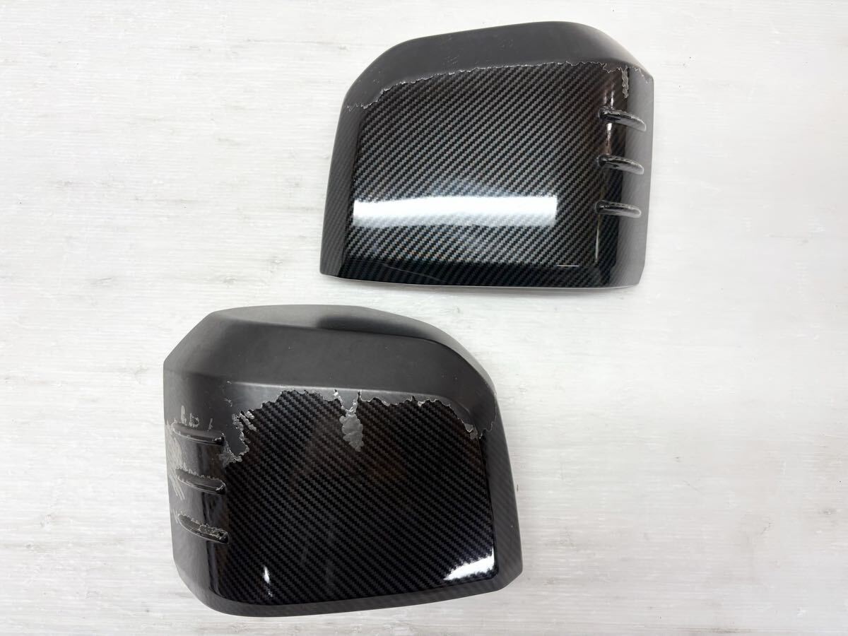 JDM TOYOTA Vitz KSP130 Carbon Fiber Door Mirror Covers Left Right 200 Series