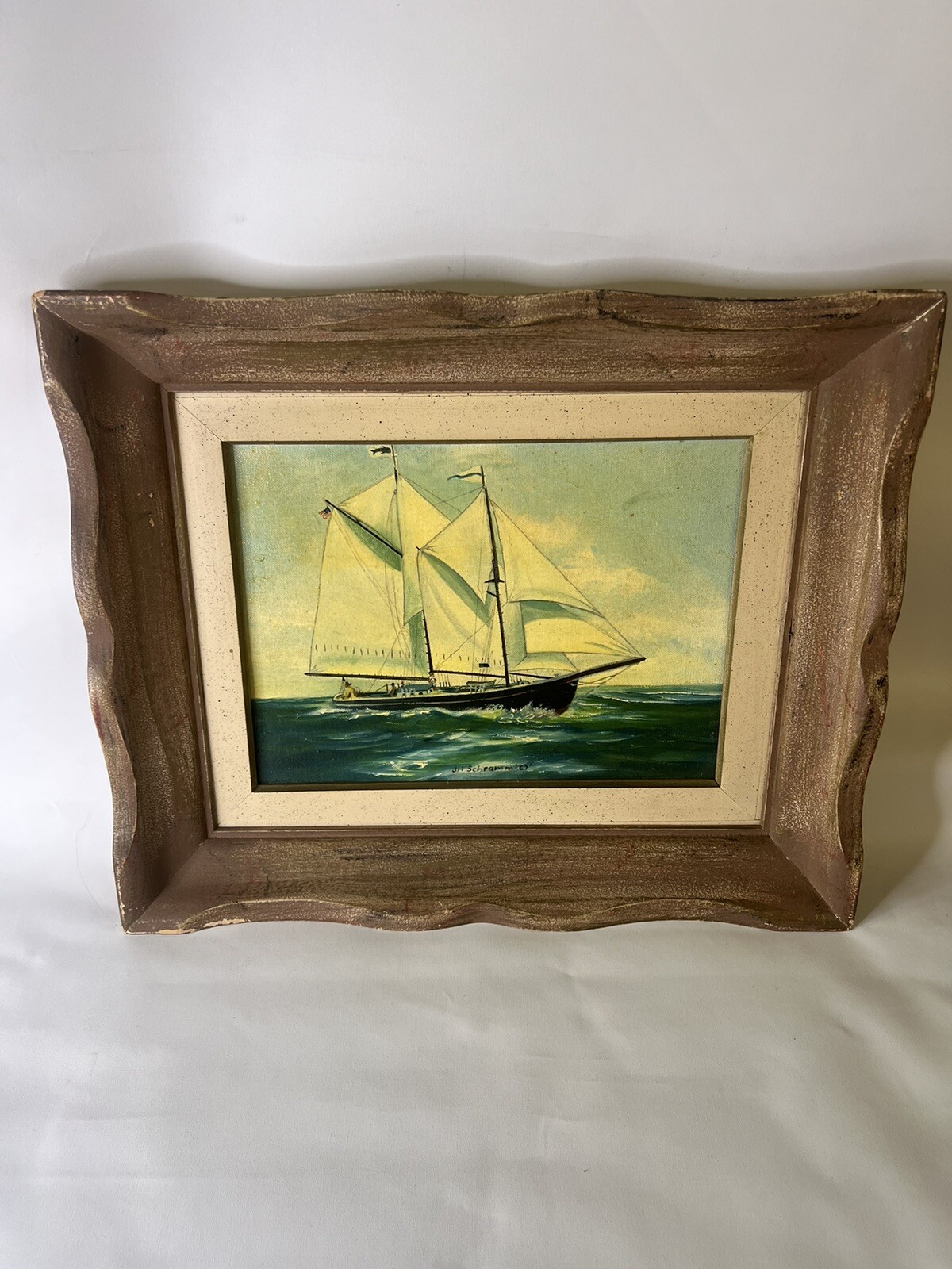 Johann Heinrich Schramm 1967 Boat Frame Johann Heinrich Schramm 1967 Boat Frame
