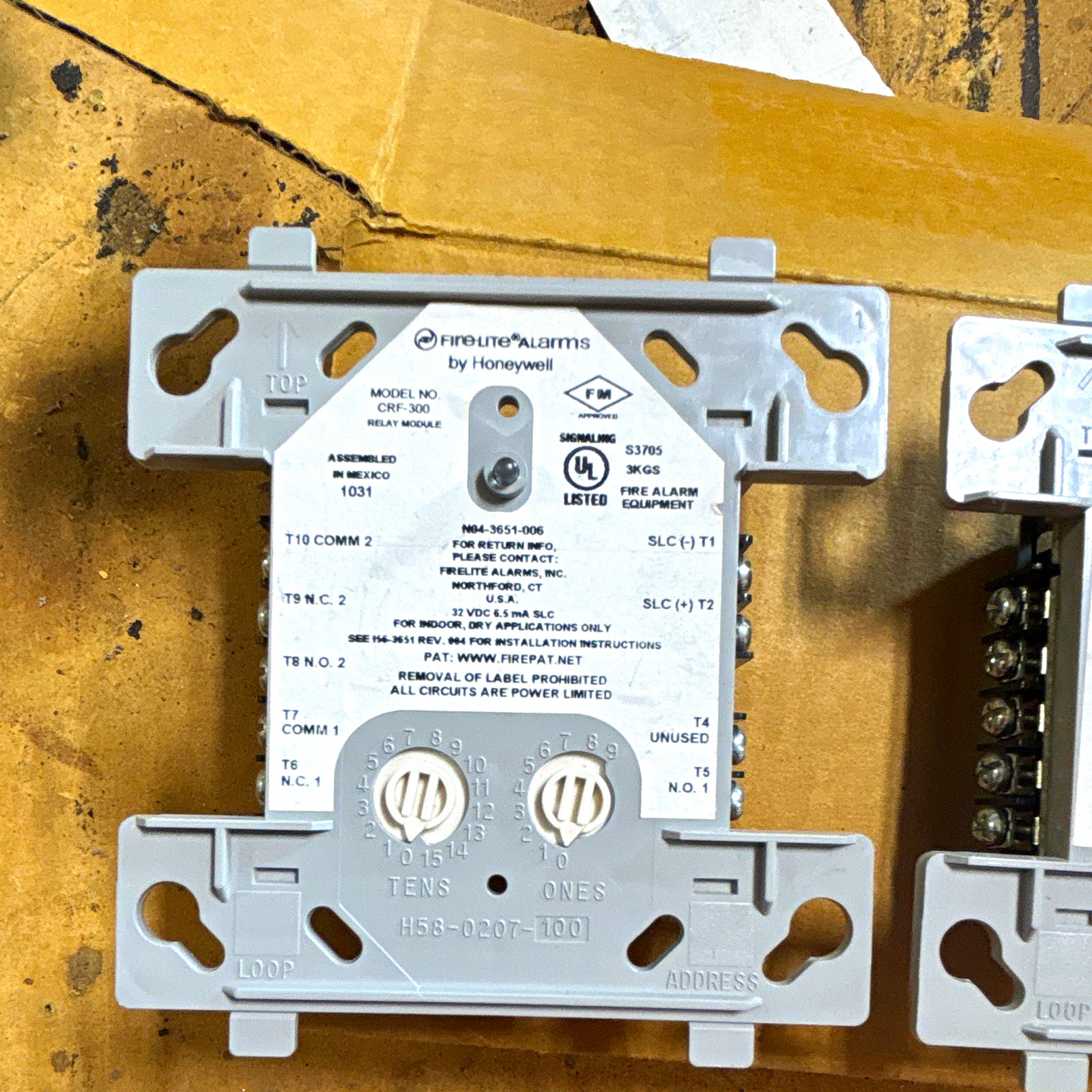 Fire-Lite Alarms by Honeywell CRF-300 Fire Alarm Relay Module MPN CRF-300 Fire-Lite Alarms by Honeywell CRF-300 Fire Alarm Relay Module MPN CRF-300