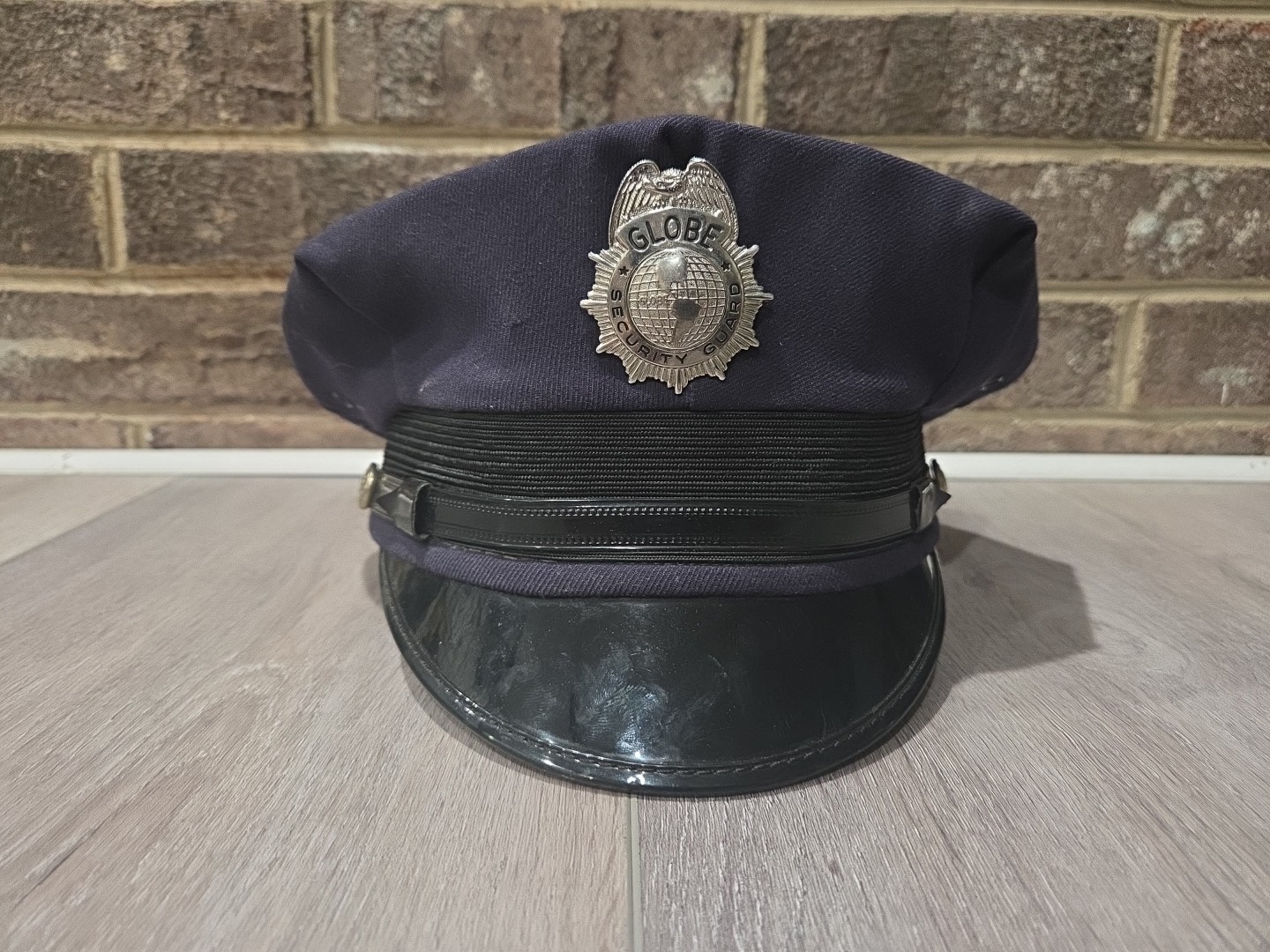Vintage private security guard hat Globe / Kennsington PHILADELPHIA Pa Vintage private security guard hat Globe / Kennsington PHILADELPHIA Pa