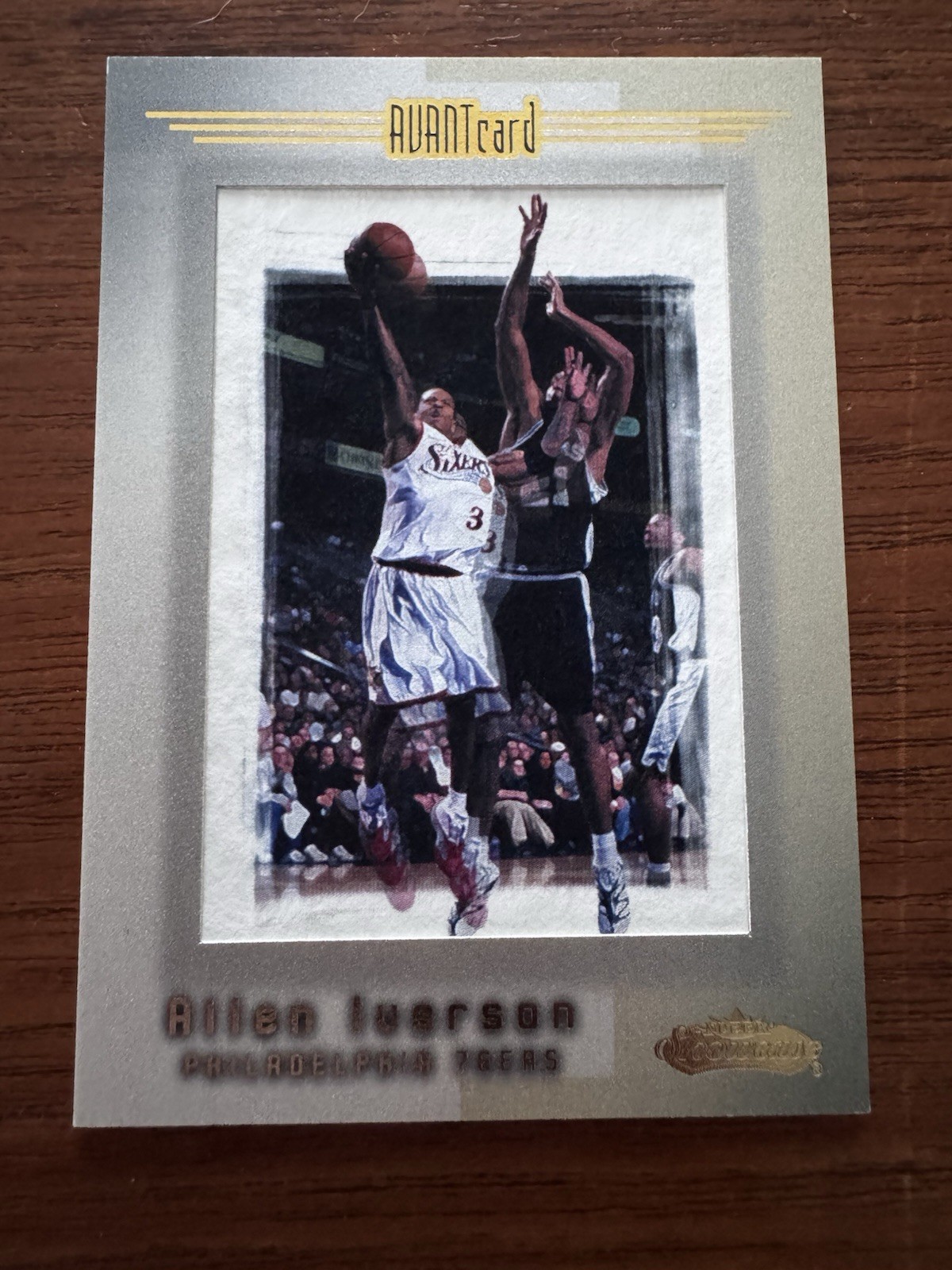 2001-02 Fleer Showcase Avant Card Allen Iverson #89 HOF gb9 2001-02 Fleer Showcase Avant Card Allen Iverson #89 HOF gb9