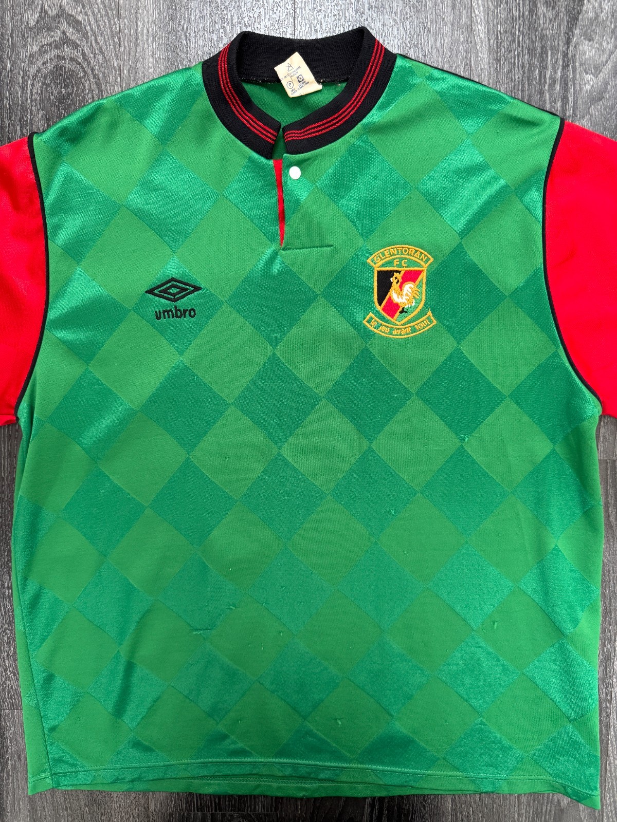 Original Umbro Glentoran 1988/1989 Home Shirt Mens Large L Original Umbro Glentoran 1988/1989 Home Shirt Mens Large L