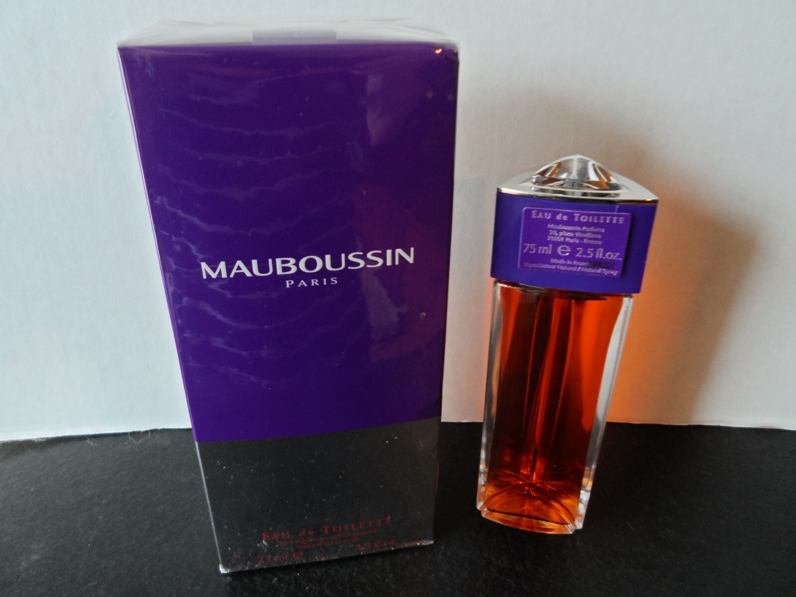 Mauboussin Women 2.5 oz / 75 ml Edt Spray Refill , New , Box is Sealed Vintage Mauboussin Women 2.5 oz / 75 ml Edt Spray Refill , New , Box is Sealed Vintage