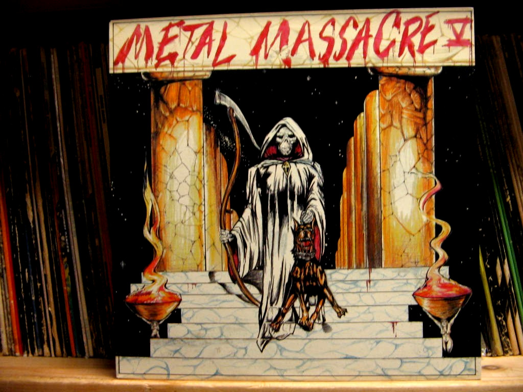 Metal Massacre V - Rare Metal Blade Compilation - 1984 Original Pressing