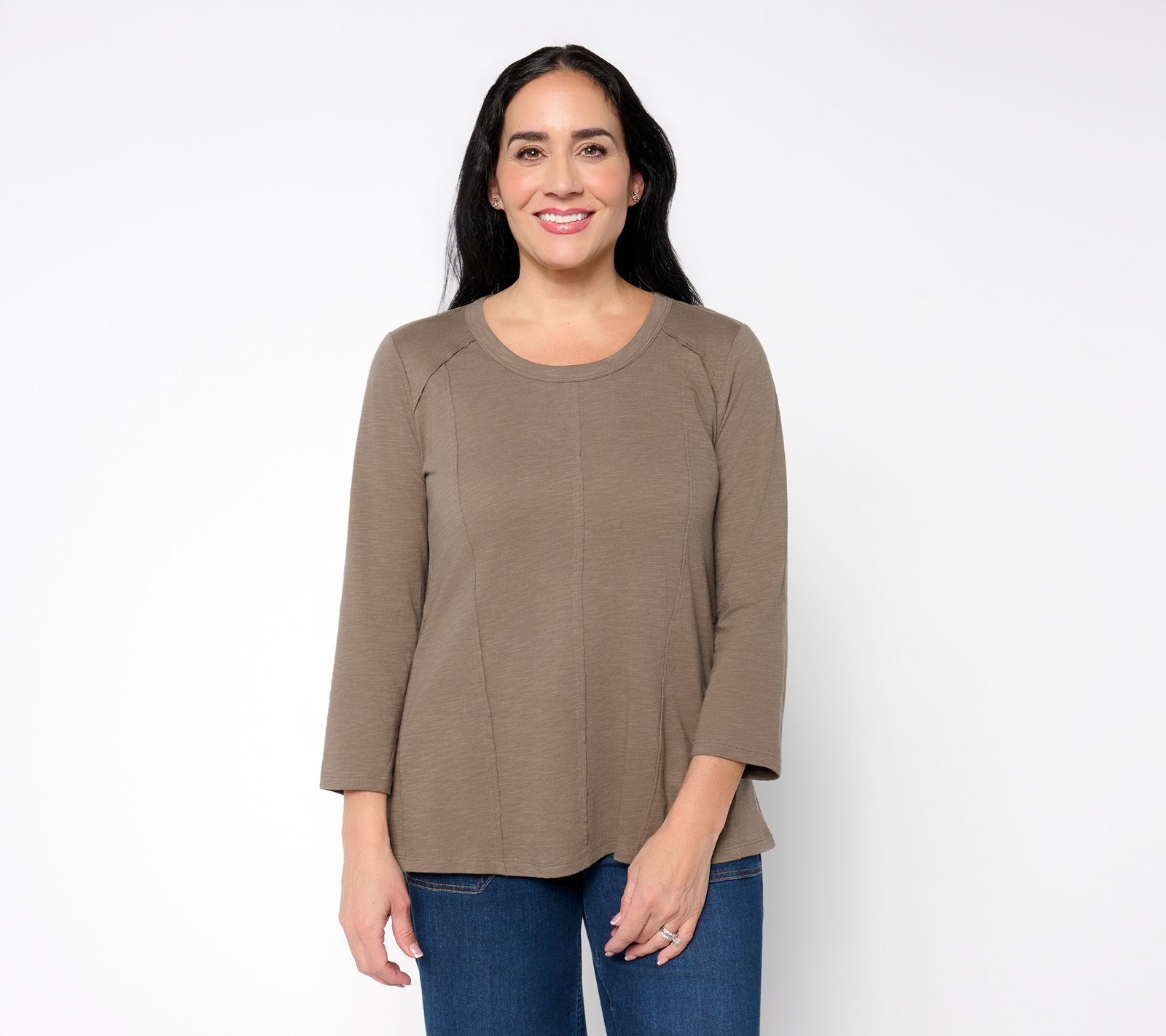 Fashion Women\'s Top Plus Sz 3X Make Your Selection: Brown Smooth A730991
