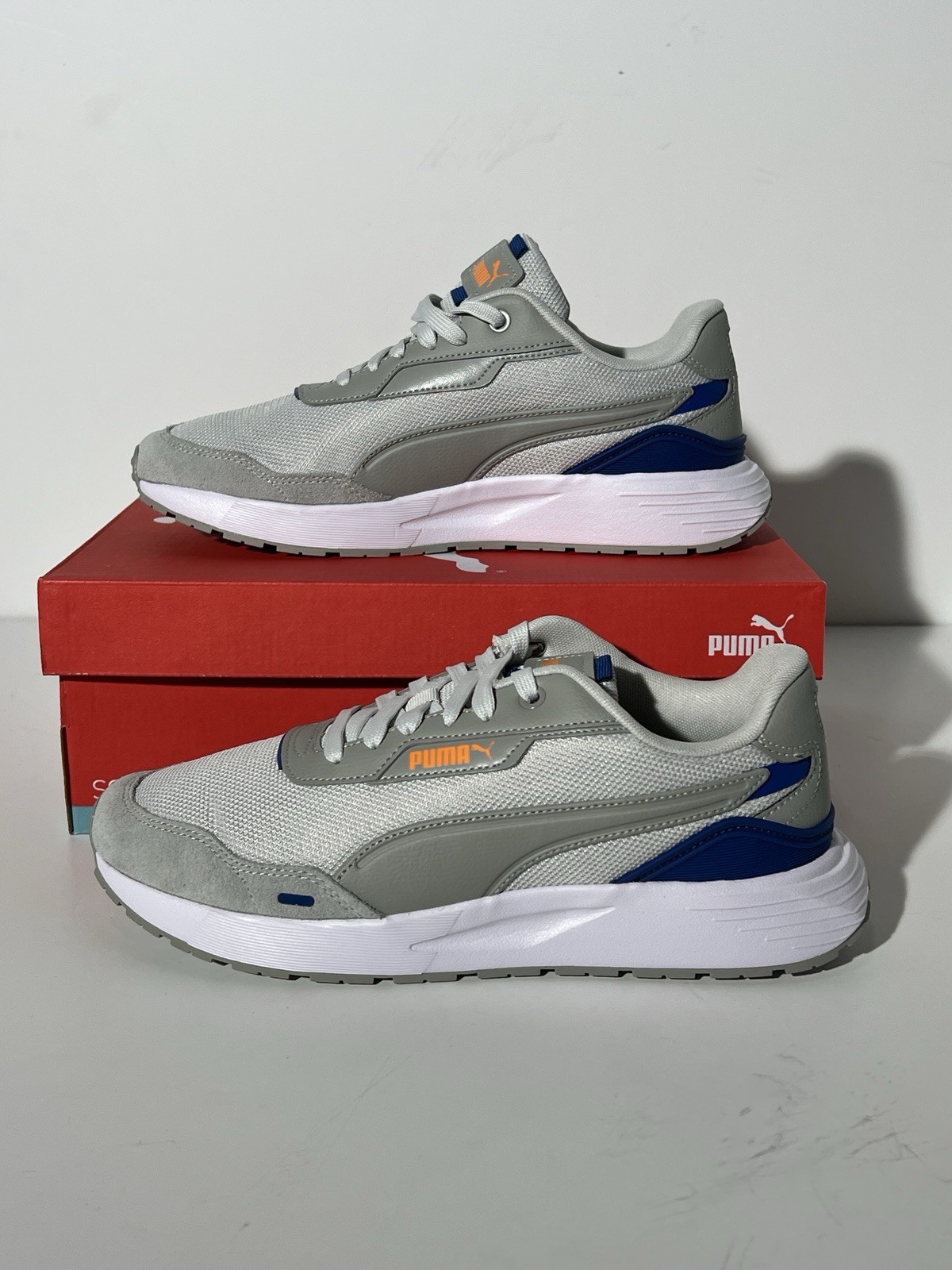 NEW PUMA RUNTAMED PLUS SOFTFOAM+  Comfort SZ 9 Men\'s Sneaker in GREY 391250 34