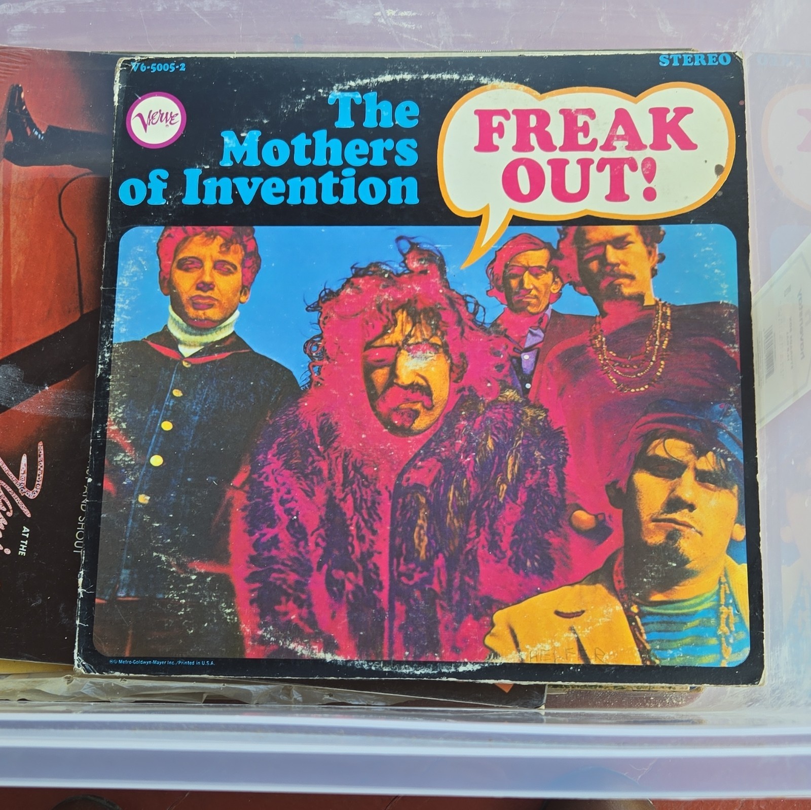 Verve The Mothers of Invention Freak Out LP Vinyl Record Stereo V6-5005-2