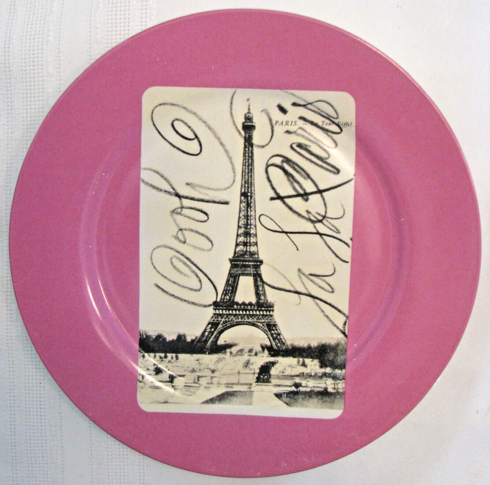 Oooh La La Paris Dessert/Salad Plate by Rosanna, 8\