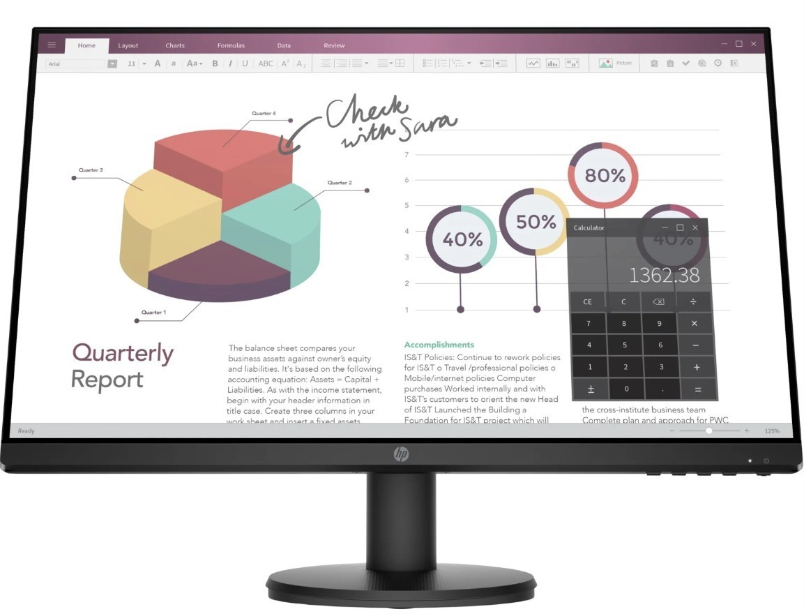 NEW - HP P24v G4 23.8