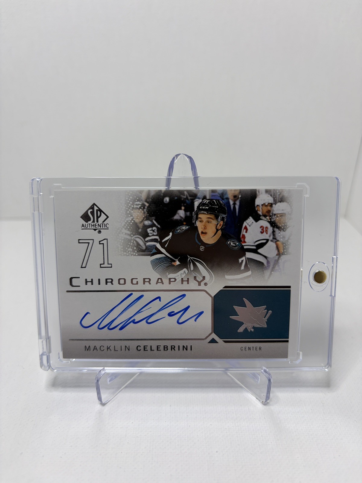 2024 SP Authentic Macklin Celebrini Chirography On Card Auto 2024 SP Authentic Macklin Celebrini Chirography On Card Auto