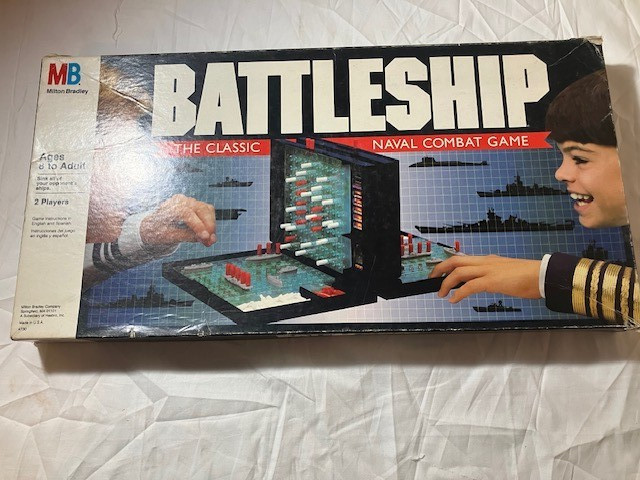 Vintage 1990 Battleship Board Game Milton Bradley #4730 100% Complete