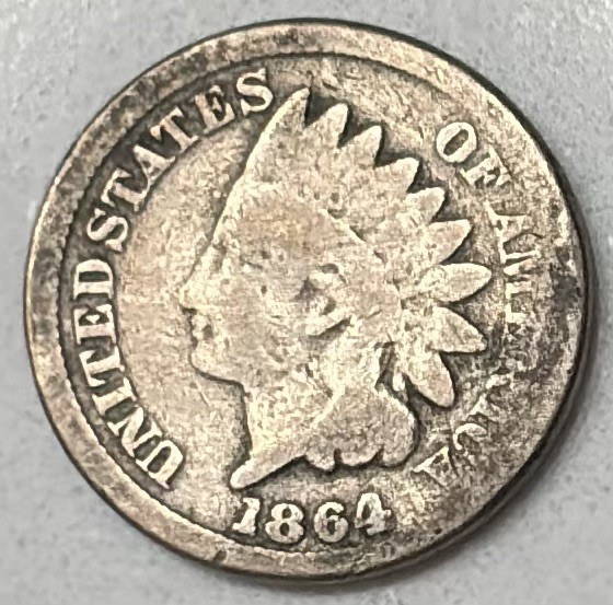 1864 Indian Head Cent Penny 1C Copper Nickel Coin Philadelphia 1864 Indian Head Cent Penny 1C Copper Nickel Coin Philadelphia