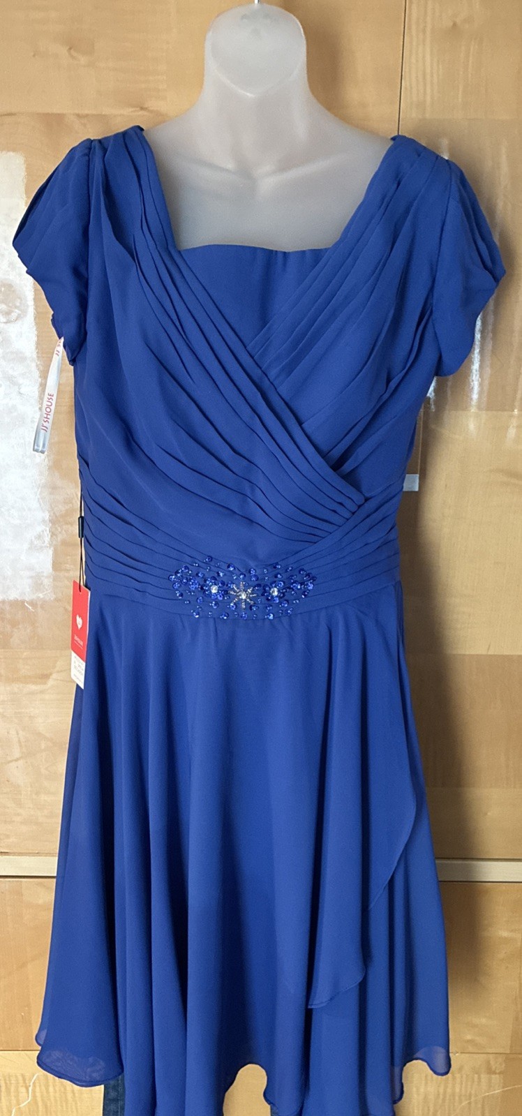 NWT JJ’s House Woman’s Size 16 Formal Dress Beaded Accent Summer Wedding👍