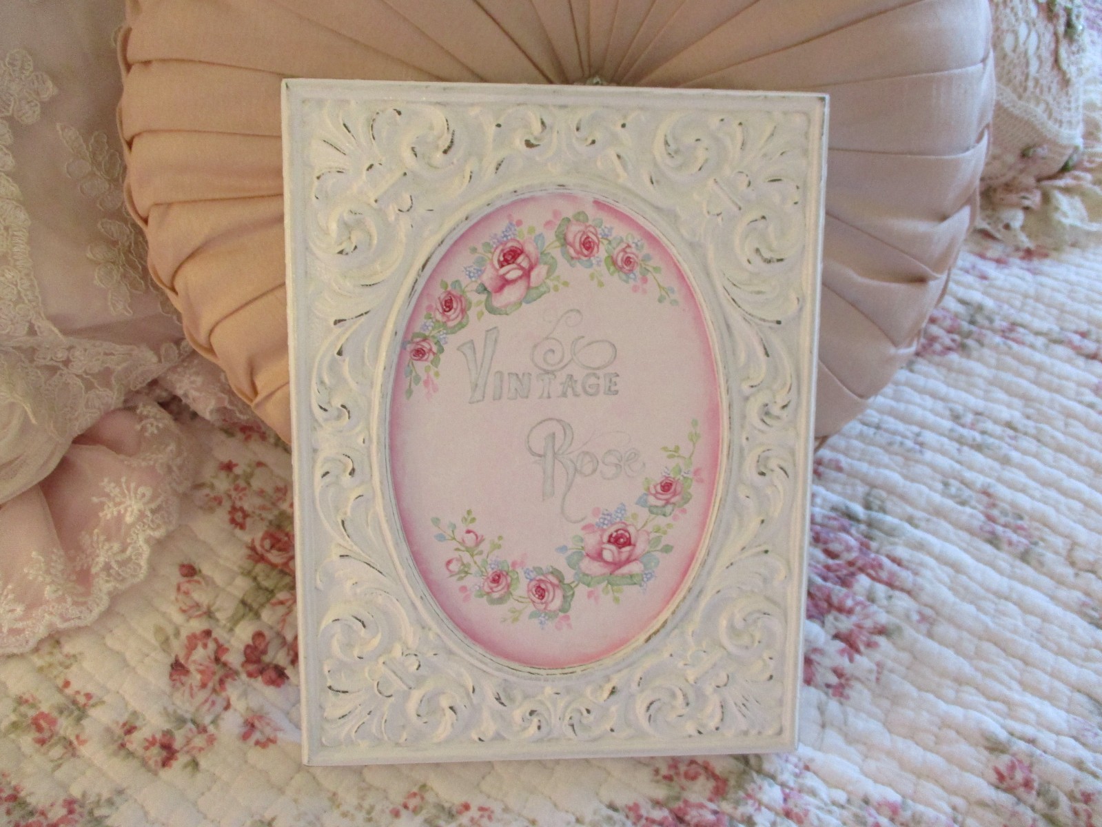 Shabby Chic Style Hand Painted \