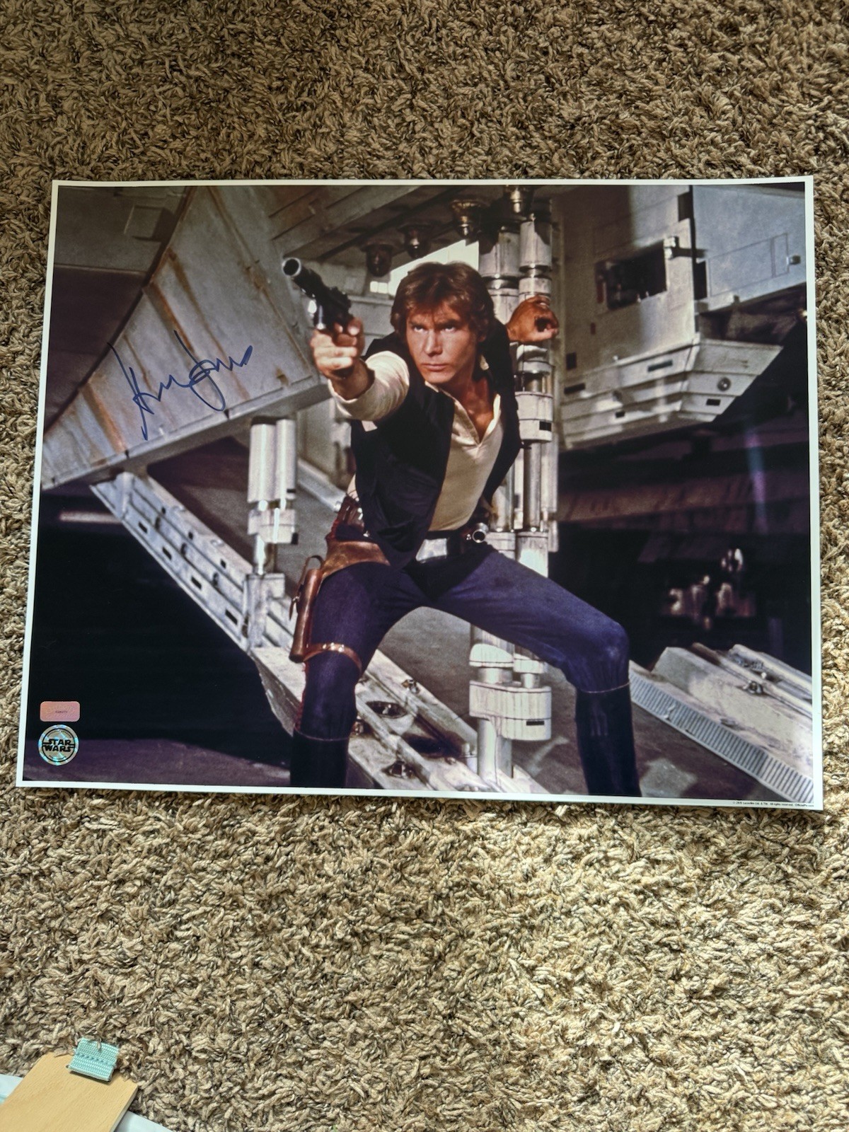 Harrison Ford Official Pix 16x20 Star Wars Auto Signed OPX Harrison Ford Official Pix 16x20 Star Wars Auto Signed OPX